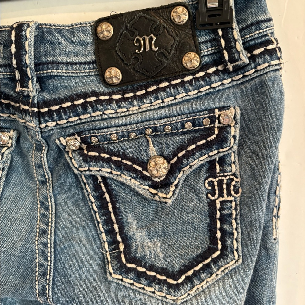 MISS ME Cropped JEANS 26 - Picture 9 of 12